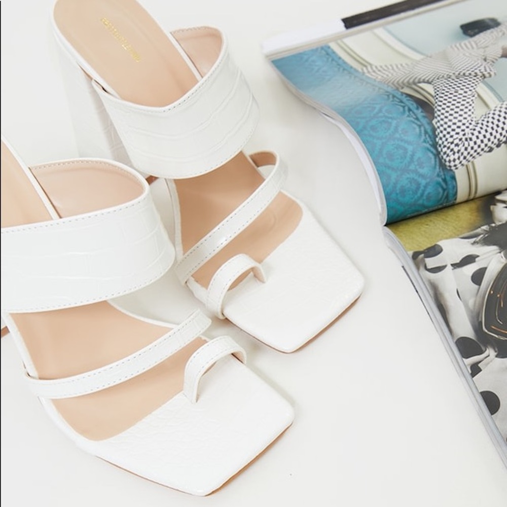 Slip On Block Heel Mules